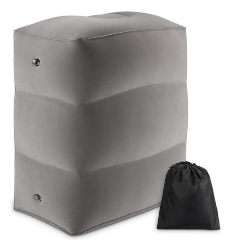 Almohada De Viaje Para Reposapiés Iatable, Ajustable Y Portá