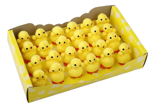 24 Piezas Mini De Pascua Decoración 5cmx3.5cm Decoración