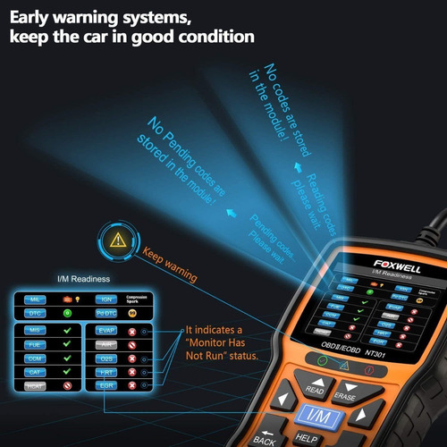 Escáner Automotriz - Foxwell Nt301 Obd2