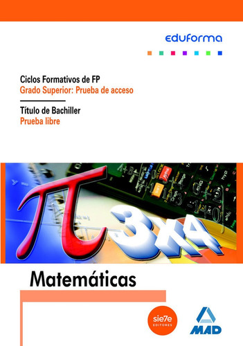 Matematicas Pruebas Acceso Cf Gs Nb Prueba Libre - Aa.vv