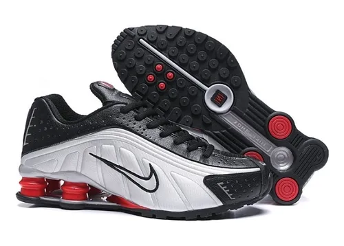 Nike Shox Negro Con Rojo Hombre MercadoLibre
