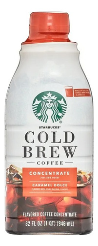 Café Starbucks Caramel Cold Brew Concentrado 946ml Importado
