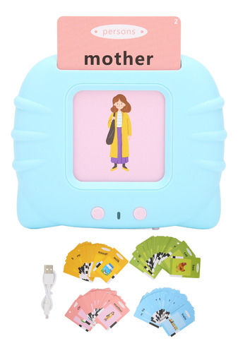 Blue 112 Flashcard Learning Toys Tarjetas Didácticas Para Ni