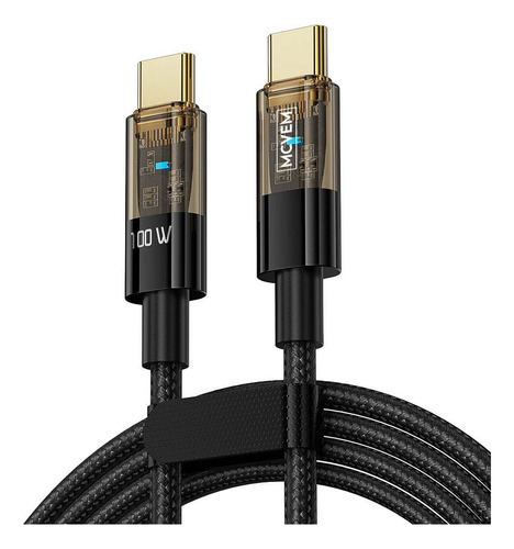 Mcvem Cable Usb C A Usb C De Carga Rpida De 100 W 5 A Pd Usb