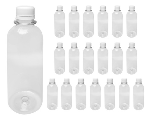 Envase Plástico Botella Vacío 250cc Tapa Rosca Alcohol X 20