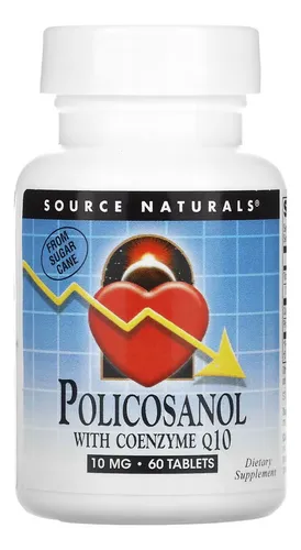 comprar Policosanol + Coenzima Q10 10 Mg 60 Comprimidos Source Natur Sabor Sem Sabor