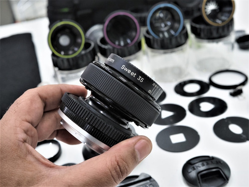Imagem 2 de 10 de R$1950 Kit Lensbaby Composer Pro 35mm Completo Canon Ef Mft