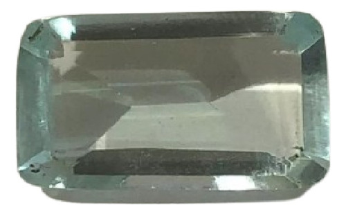 Aguamarina Cristal 8 Ct Océano Azul Corte Esmeralda  