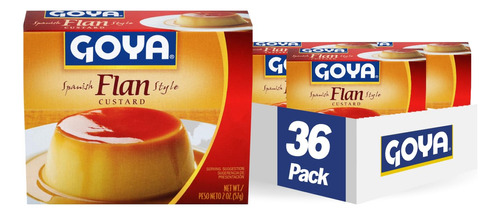 Goya Foods Flan Custard, Estilo Espanol, 2 Onzas (paquete De