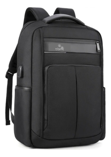 Mochila Bogdan Executiva 22l Notebook Trabalho Urbana Viagem Cor Preto Desenho Do Tecido Executiva Liso