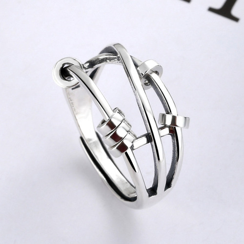 * Anillo De Ansiedad T Toy Fidget Ring Anillos Giratorios