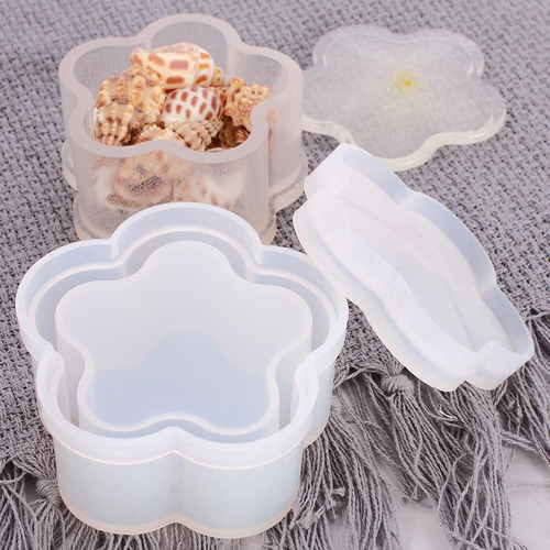 Molde De Silicona Transparente Para Hacer Joyas Flor Claro