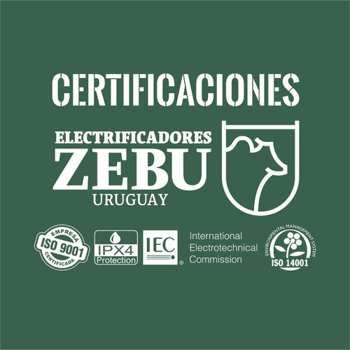 Electrificador Solar Zebu Zs50bi 2 Joules Batería Incluida