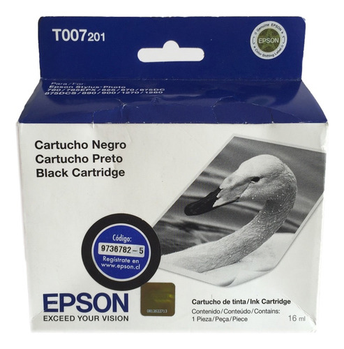 Cartucho Tinta Epson T007 Negro