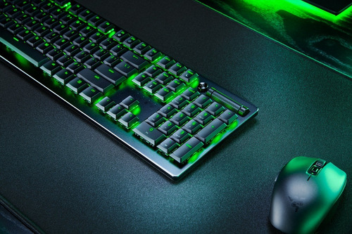 Teclado Razer Deathstalker V2 Pro Wireless Switch Vermelho Teclado Preto Idioma Inglês Us