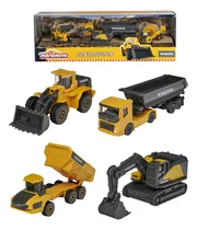Comprar Pack X4 Vehículos De Construcción Volvo Majorette - El Rey