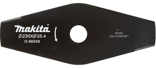 Cuchilla 2 Filos 230mm Desbrozadora D-66058 Makita