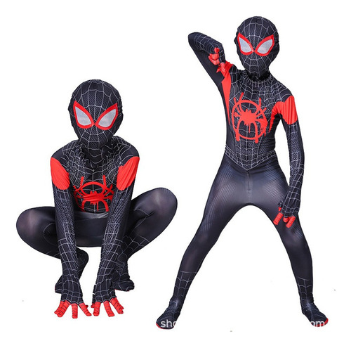 Disfraz De Spider-man Miles Morales For Cosplay