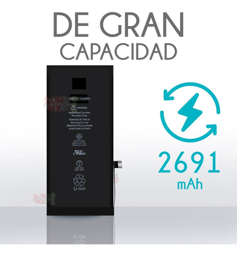 Pila Bateria 8 Plus A1864 A1897 A1898 Reemplazo
