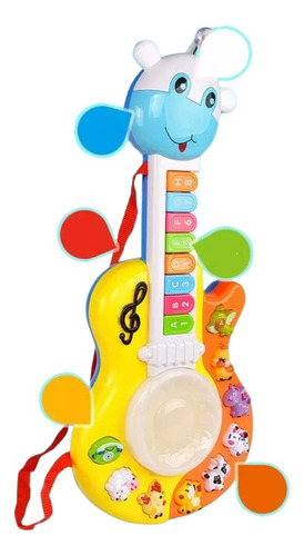 Guitarra Musical Juguete Bebés Luces Y Sonido
