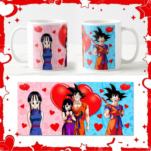 Taza Personalizada Goku Milk Enamorados | Cuotas sin interés Taza Personalizada Goku Milk Enamorados | Cuotas sin interés