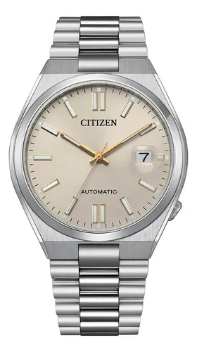 Relógio Citizen Tsuyosa Nj0151-88w Automático 40mm Bege | MercadoLivre