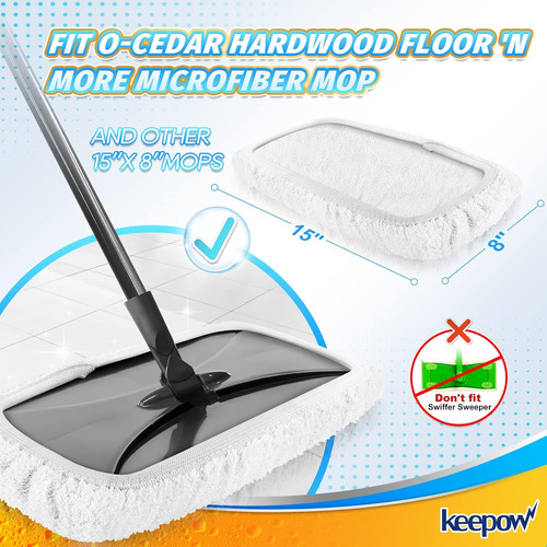 Almohadillas Reutilizables Para Fregona O Cedar Hardwood Flo