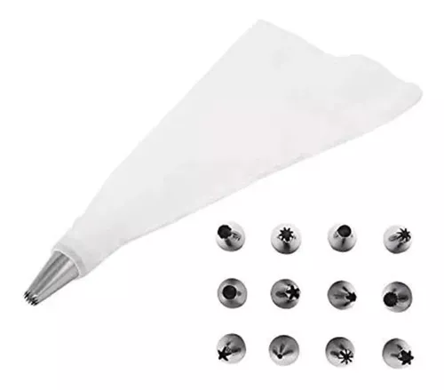 Jogo De Bicos Inox Kit Com 35 Peças Confeitar Bolo, Tortas *