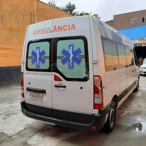 Renault Master L3 H2 Ano 2018 Ar Condicionado Ambulancia