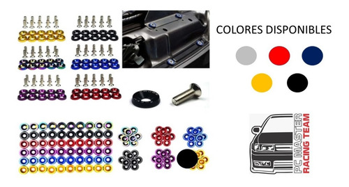 Juego De 10 Tornillos Pasadores Hexagonales Para Auto M6 Jdm