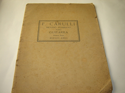 Método Completo Para Guitarra Carulli Primera Parte