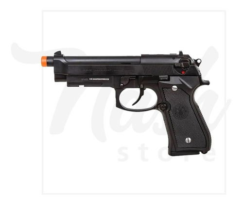 Imagem 1 de 6 de Pistola Airsoft Bereta M92 Full Metal Blowblack Gbb Gpm92