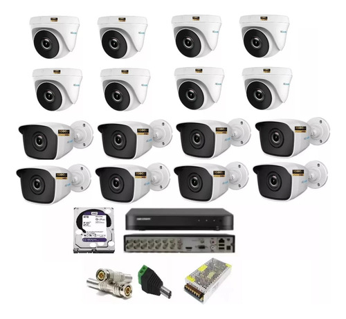 Dvr Hikvision 16 Canais / 16 Cameras Hilook / Hd 2t / Fonte