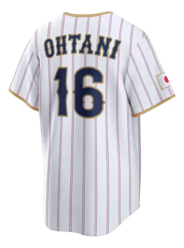Camisa De Beisebol Bordada Retrô Ohtani Japan-16 | Frete grátis