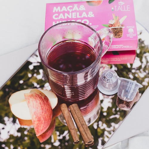 Cápsula Nespresso Chá Limão Maça Hibisco Café Italle