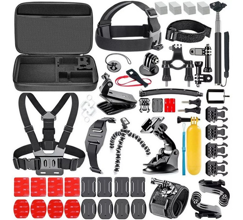 Kit 70 En 1 Accesorios Go Pro Hero Completo Gopro 