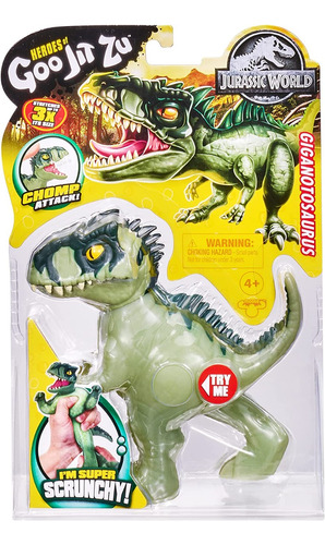 Héroes De Goo Jit Zu Jurassic World Giganotosaurus Bandai 