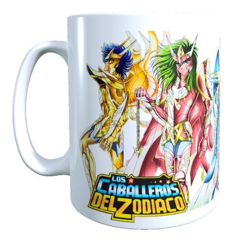 Tazón Diseño Los Caballeros Del Zodiaco, Trajes 320 Cc