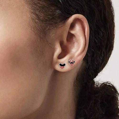C Aros Importados Minnie O Mickey Mouse Acero Quirúrgico