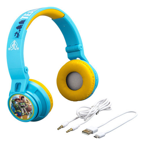 Auriculares Niños Inalambrico Mic Disney Toy Story 4 Color Bluetooth Headphones