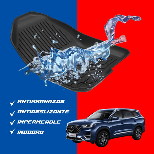 Piso De Auto 5d Tpe Chery Tiggo 8 Pro 2021-2024 3 Filas