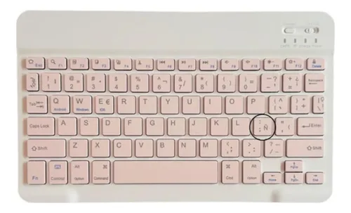 Funda Con Teclado Rosado Para iPad Air 4ta/5ta 10.9 Español