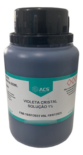 Violeta Genciana Cristal Solucao 1% 250ml