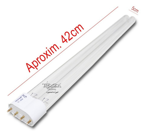 Lâmpada Hopar De Reposição P/ Filtro Uv Tipo Pl 36w 4 Pinos