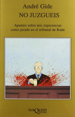 Libro No Juzguéis  De André Gide  Tusquets