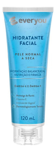 Hidratante Facial P/ Pele Normal 120ml Everyou