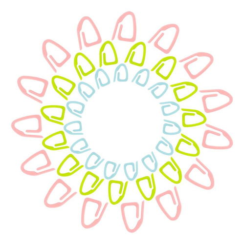 15 De Punto De Tejer Multicolor De Punto De Bloqueo Neddles