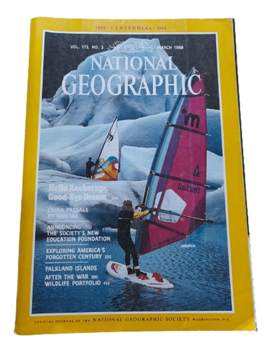 Revista National Geographic Marzo 1988 Ingles
