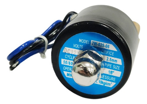 Valvula Solenoide 1/8 12v Com Fio Para Suspensão A Ar 8mm