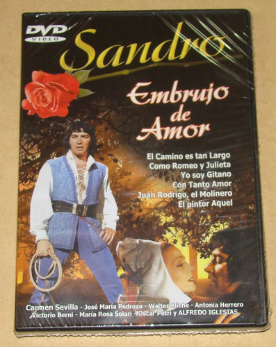 Sandro Embrujo De Amor Pelicula Dvd Nueva / Kktus